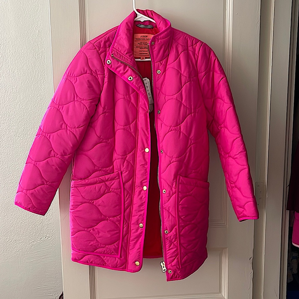 J.crew primaloft puffer coat